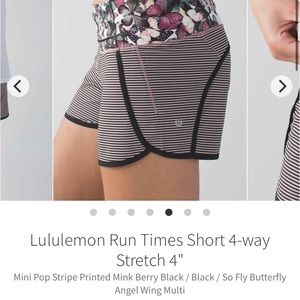 Lululemon Run Times Shorts 4”